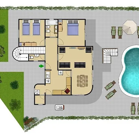 Sleeps 8 With Pool Air Con And Wifi Villa *